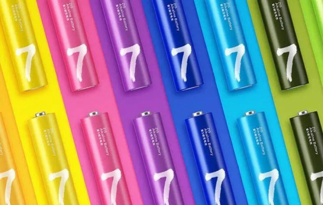 Дизайн батареек ZMI Rainbow Zi7