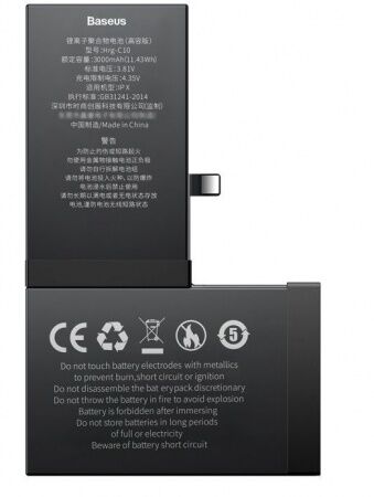 Аккумуляторная батарея BASEUS For iP X, 3000 мАч - 3