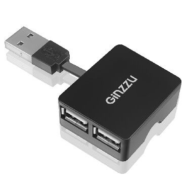 USB хаб GINZZU GR-414UB (4xUSB 2.0) - 1