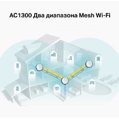 Wi-Fi Mesh система TP-LINK Deco M5, 3-pack, белый - 3