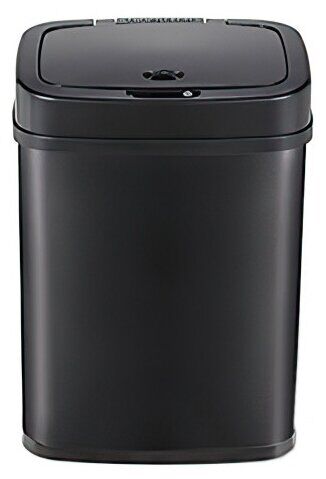 Умное мусорное ведро Ninestars Stainless steel Sensor Trash Can 12 L DZT-12-5 (Black)  - 5