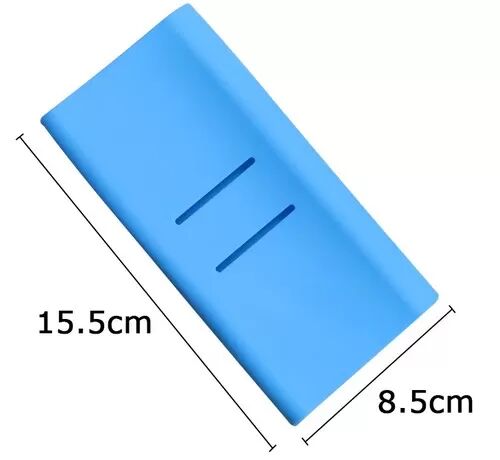 Силиконовый чехол для Xiaomi Mi Power Bank 2C 20000 mAh (Blue/Синий) - 4