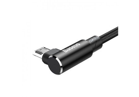 Кабель Baseus MVP Elbow Type Cable USB For Micro 1.5A 2m (Black/Черный) - 6