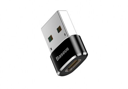 Переходник BASEUS Male OTG, USB - Type-C, 5А, черный - 3