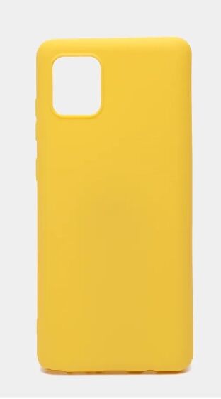 Чехол-накладка More choice FLEX для Samsung A81/Note 10 Lite (2020) желтый - 1