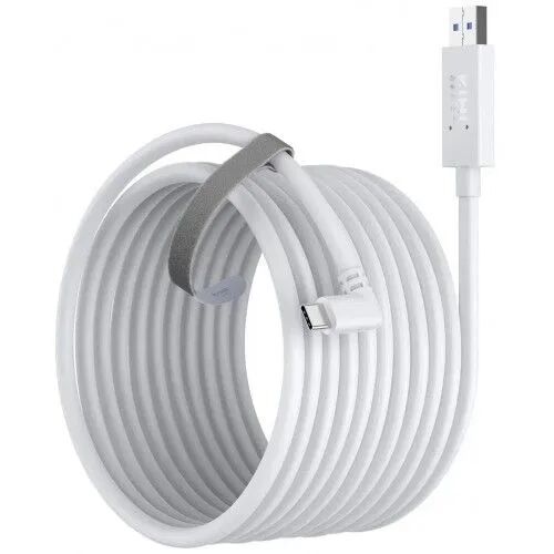 Кабель MiMAXO для Oculus Quest 2 Link Cable (5м) (USB Type C-Type C) (White) - 1
