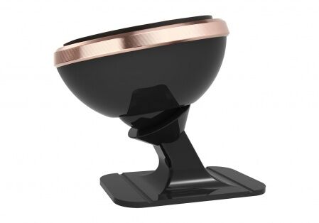 Автомобильный держатель BASEUS 360-degree Rotation, магнитный, розовое золото, на клею - 3