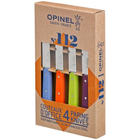 Набор ножей Opinel Set of 4 N112 assorted sweet pop colours, нержавеющая сталь, (4 шт./уп.) 001381 - 5