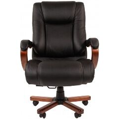 Офисное кресло Chairman 503,кожа, черн. RU - 2