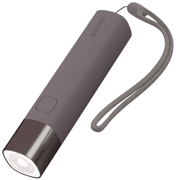 Портативный фонарик SOLOVE X3s Portable Flashlight Mobile Power RU (Brown) - 1