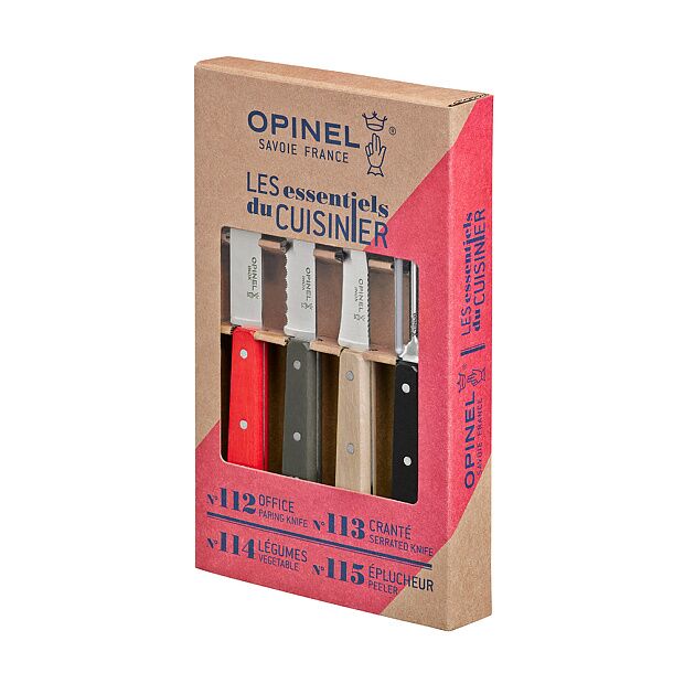 Набор ножей Opinel Les Essentiels Loft, нержавеющая сталь, (4 шт./уп.), 001626 - 2
