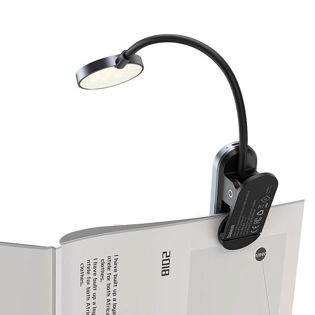 Настольная лампа BASEUS Comfort Reading Mini Clip Lamp, белый - 3