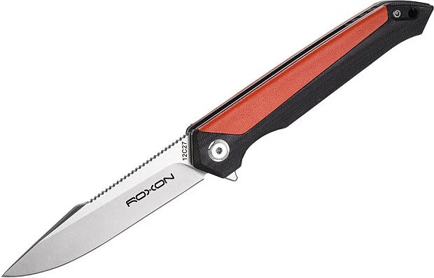 Нож складной Roxon K3, Sandvik Steel 12C27, оранжевый, K3-12C27-OR - 4