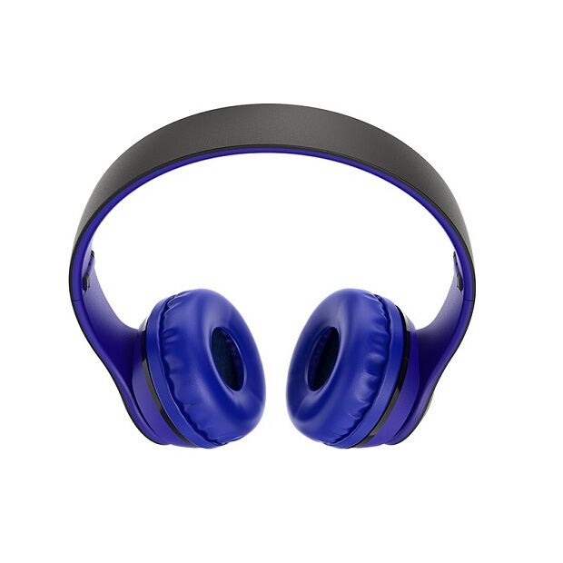 Bluetooth гарнитура BOROFONE BO4 Charming Rhyme BT 5.0, 3.5 мм, microSD, накладная (синий) - 2
