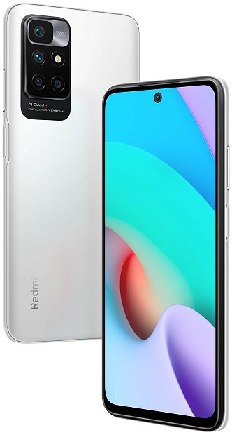 Смартфон Redmi 10 6/128 ГБ Global, белая галька - 12