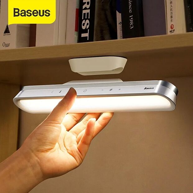 Настольная лампа BASEUS Magnetic Stepless Dimming Charging Pro, белый - 5