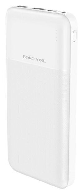 Внешний аккумулятор 10000mAh 2USB 2.0A Li-pol батарея Borofone BJ16 (White) - 3
