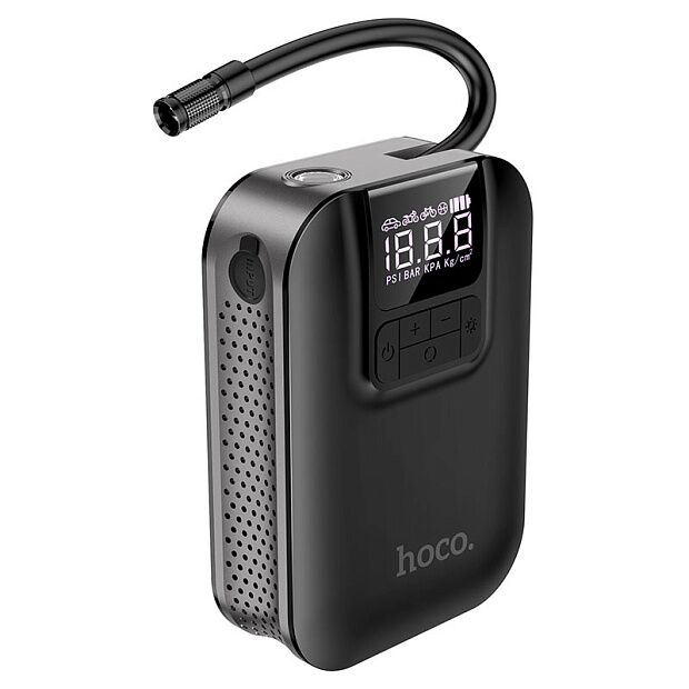 Компрессор автомобильный Hoco S53 Breeze portable smart air pump - 4