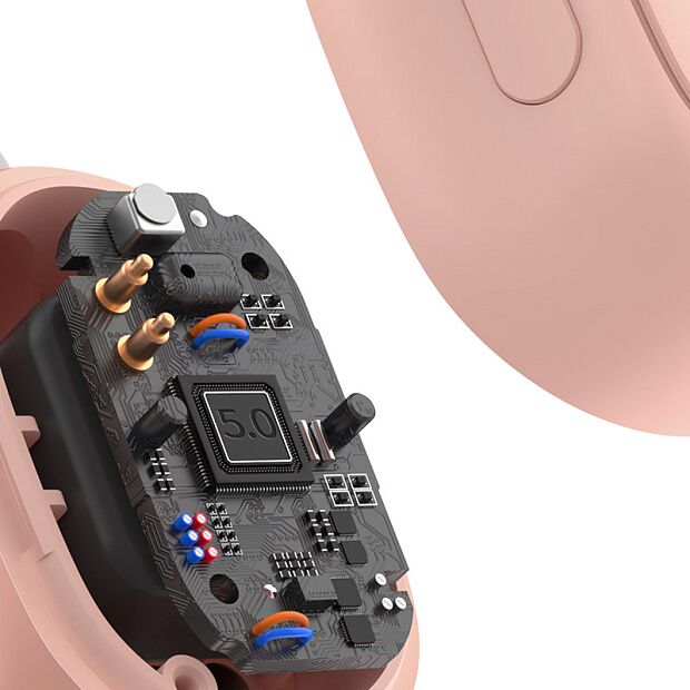 Беспроводные наушники BASEUS Encok WM01 Plus, Bluetooth, 40 мАч, розовый - 4