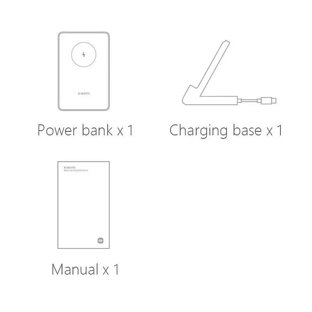 Внешний аккумулятор Xiaomi Power Bank Magnetic Wireless Magsafe 5000mAh P05ZM - 3