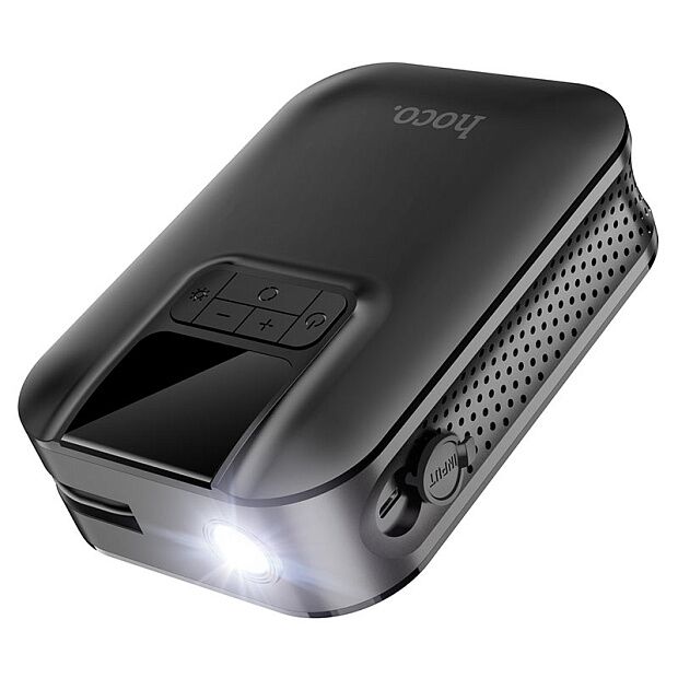 Компрессор автомобильный Hoco S53 Breeze portable smart air pump - 1