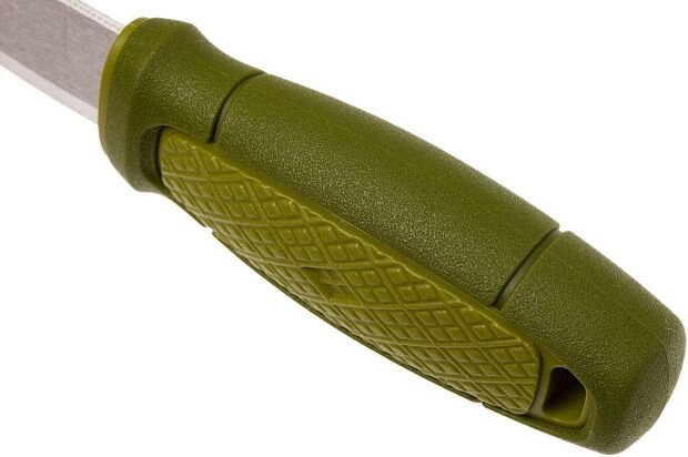 Нож Morakniv Eldris, нержавеющая сталь, цвет зеленый, ножны, шнурок, огниво, 13521 - 4