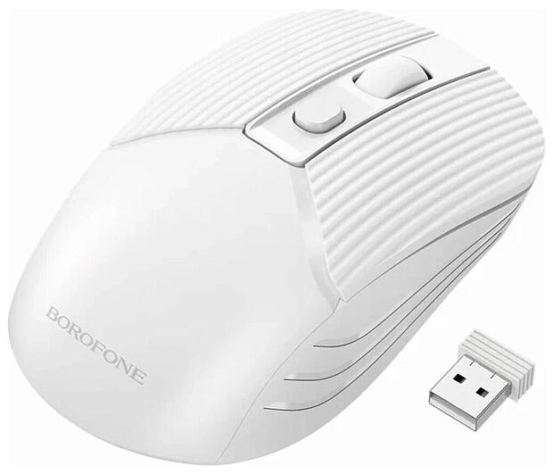 Мышь беспроводная BOROFONE BG5 Business USB, 2.4ГГц (белый) - 5