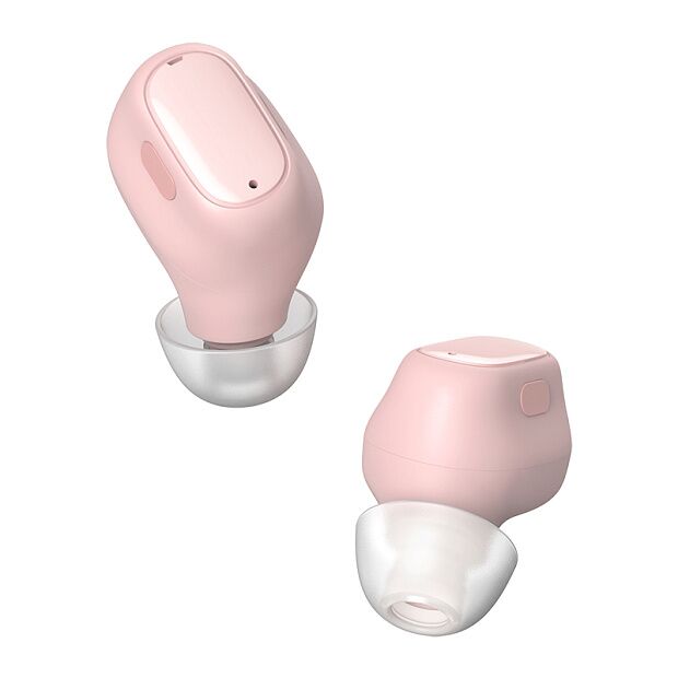 Беспроводные наушники BASEUS Encok WM01, Bluetooth, 40 мАч, розовый, Type-C - 1