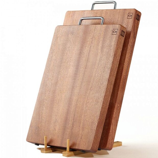 Разделочная доска HuoHou Fire Sapele Whole Wood Chopping Board 400*280*30 mm. (Brown) - 8
