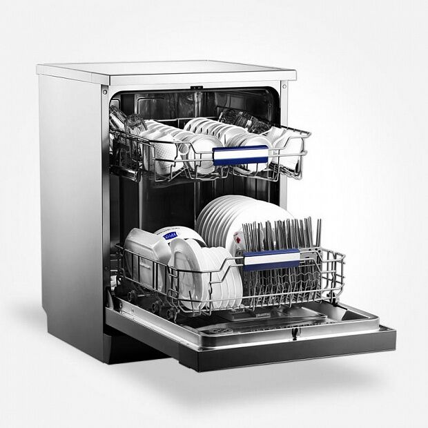 Посудомоечная машина Midea Beautiful Cabinet Dishwasher 13 Sets D7 (Silver/Серебристый) - 3