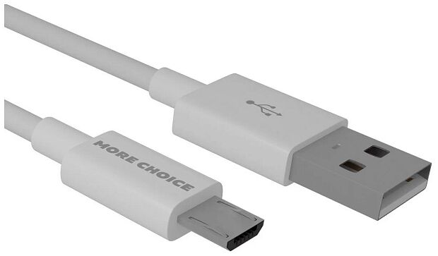 Дата-кабель Smart USB 3.0A для Type-C More choice K42a ТРЕ 1м белый - 5