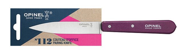 Нож столовый Opinel 112, деревянная рукоять, блистер, нержавеющая сталь, сливовый 001914 - 2