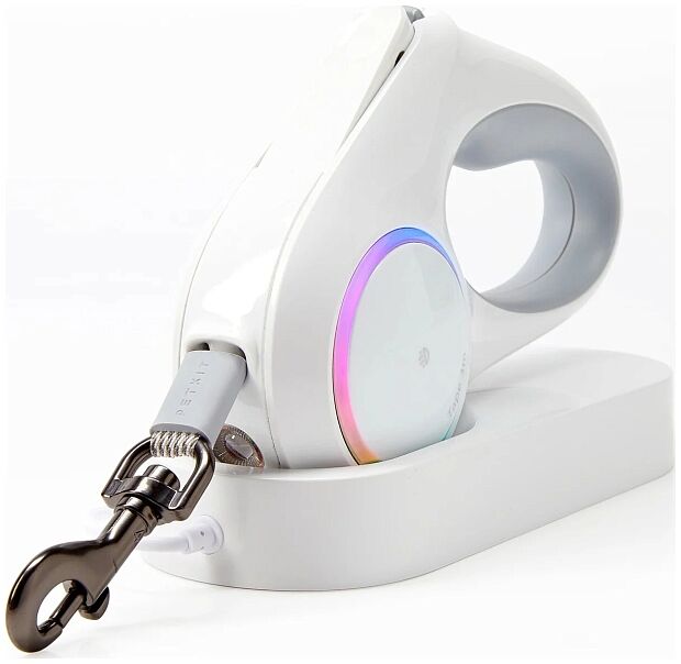 Поводок-рулетка со встроенным фонариком PetKit Pet Leash Go Shine 4.5м (White) - 1