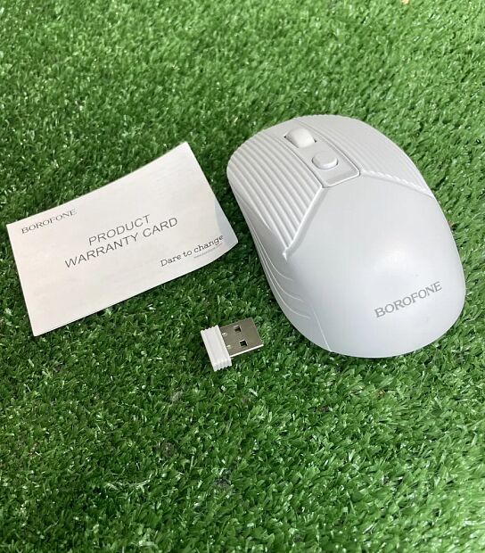 Мышь беспроводная BOROFONE BG5 Business USB, 2.4ГГц (белый) - 2