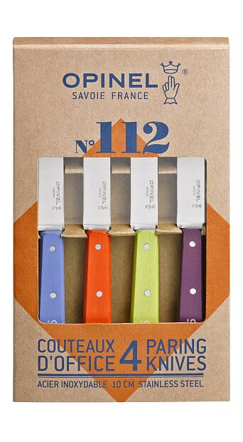Набор ножей Opinel Set of 4 N112 assorted sweet pop colours, нержавеющая сталь, (4 шт./уп.) 001381 - 2