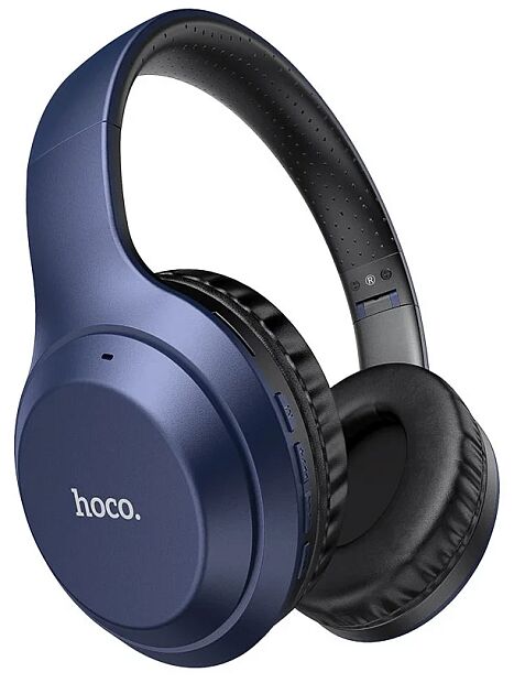 Беспроводные наушники Hoco W30 Fun move BT headphones (Blue) - 3