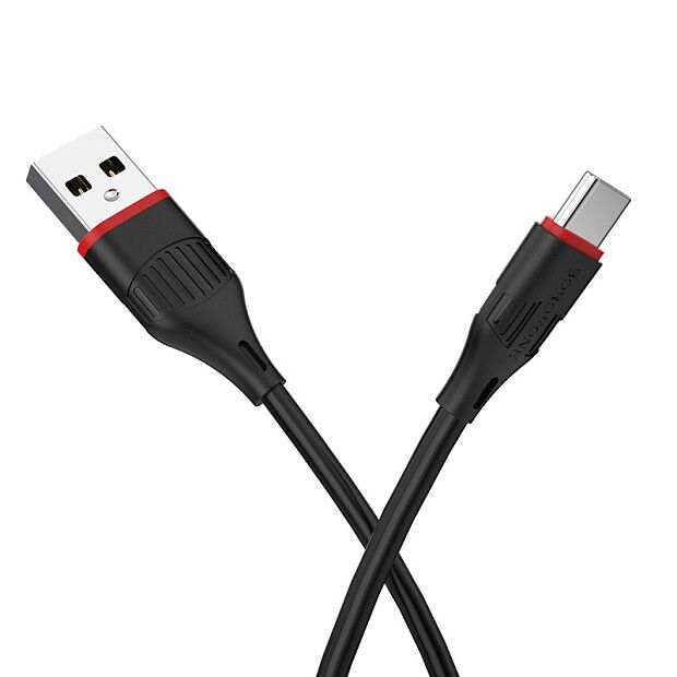 USB кабель BOROFONE BX17 Enjoy Type-C, 1м, PVC (черный) - 2