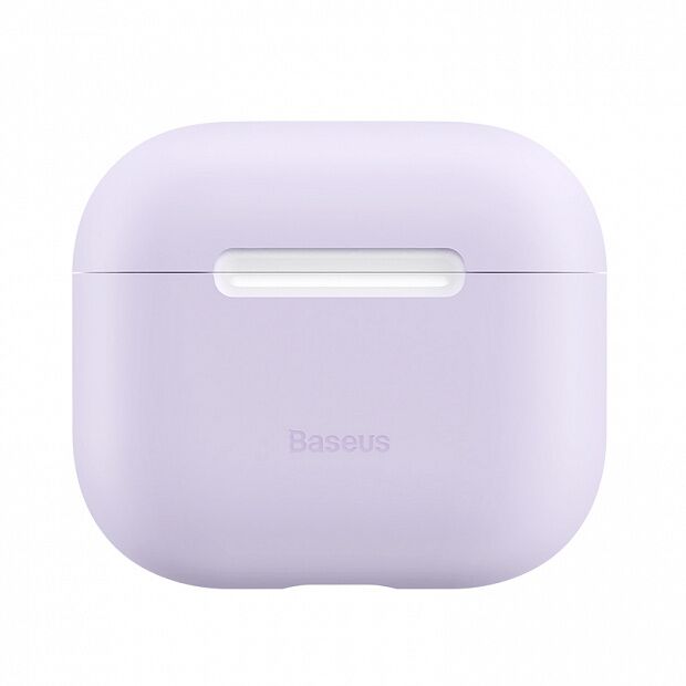 Чехол BASEUS Super Thin Silica Gel Case для AirPods 3, фиолетовый - 1