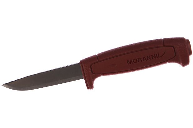Нож Morakniv Basic углеродистая сталь, пласт. ручка (красный), 12147 - 3