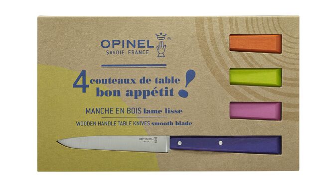 Набор столовых ножей Opinel POP N125 , дерев. рукоять, нерж, сталь, кор. 001532 - 2