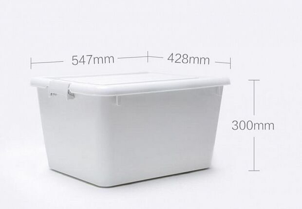 Ящик для хранения вещей Quange Full-size Multi-function Storage Box Large (White/Белый) - 2
