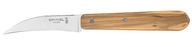 Набор ножей Set Les Essentiels Olive деревянная рукоять, нержавеющая сталь, коробка, 002163 - 4
