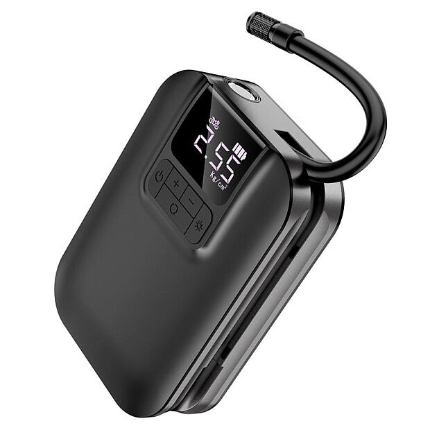 Компрессор автомобильный Hoco S53 Breeze portable smart air pump - 3