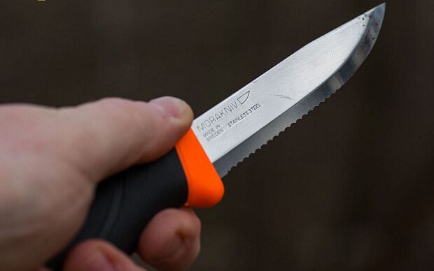 Нож Morakniv Companion F Serrated, нержавеющая сталь, 11829 - 11