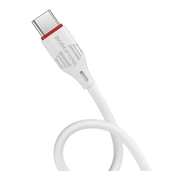USB кабель BOROFONE BX17 Enjoy Type-C, 1м, PVC (белый) - 1