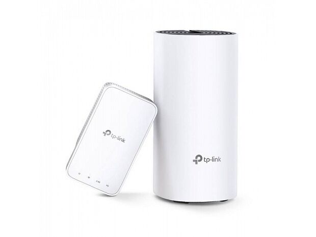 DECO M3(2-PACK) Точка доступа TP-Link AC1200 Whole-Home Mesh Wi-Fi System, Qualcomm CPU, MediaTek CPU, 867Mbps at 5GHz300Mbps at 2.4GHz, 2 Gigabit Po - 1