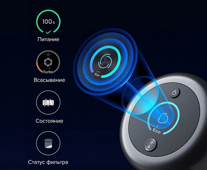 Дисплей беспроводного пылесоса Xiaomi Dreame V11 SE Vacuum Cleaner 