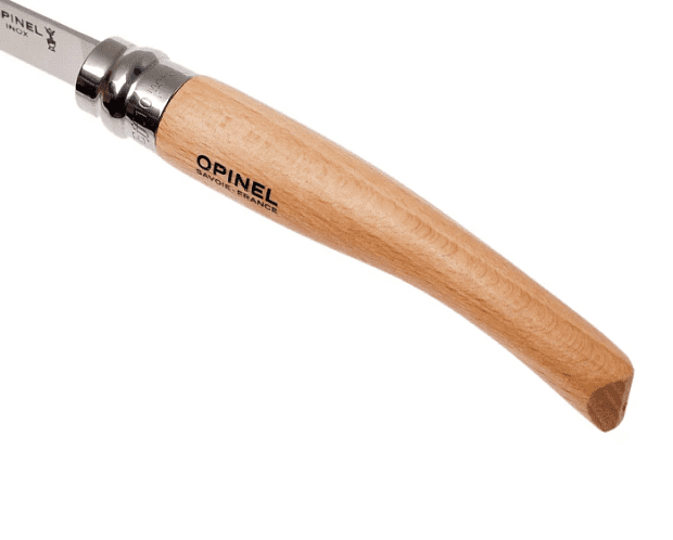 Нож филейный Opinel 10,  нержавеющая сталь, рукоять из дерева бука, 000517 - 5