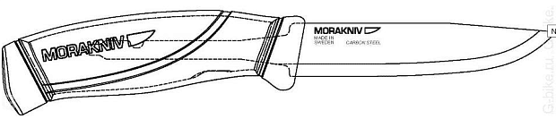 Нож Morakniv Companion Desert, нержавеющая сталь, 13166 - 3
