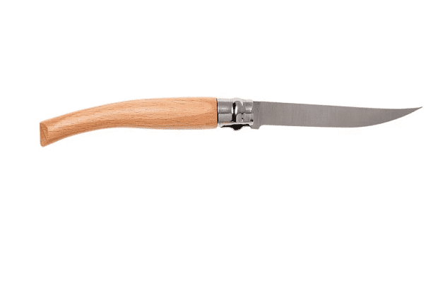 Нож филейный Opinel 10,  нержавеющая сталь, рукоять из дерева бука, 000517 - 8